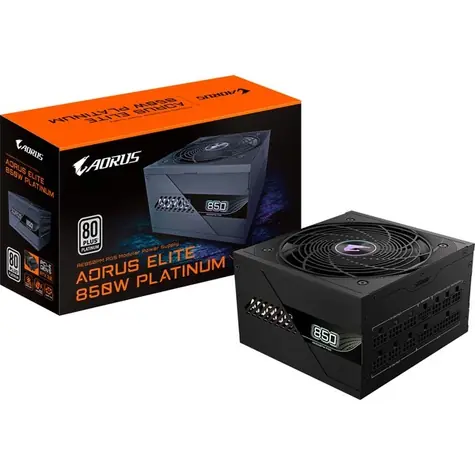 GIGABYTE AORUS ELITE P850W / ATX / 850W / 80 Plus Platinum / 120 mm / Modulární