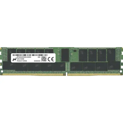 Micron 16GB (1x16GB) 3200MHz / DDR4 / 1Rx4 /  DIMM / CL22-22-22 / ECC / 1.2V 