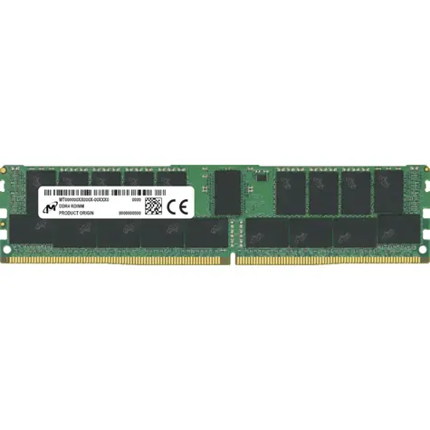 Micron 16GB (1x16GB) 3200 MHz / DDR4 / 2Rx8 / DIMM / CL22-22-22 / ECC / 1.2V 