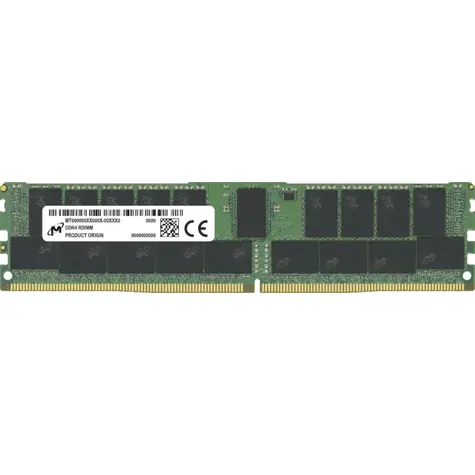 Micron 32GB (1x32GB) 3200 MHz / DDR4 / 2Rx8 / DIMM / CL22-22-22 / ECC / 1.2V 