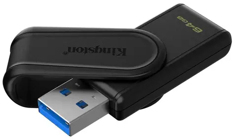 Kingston DataTraveler Exodia S 64GB Černá / flash disk / USB-A 3.2