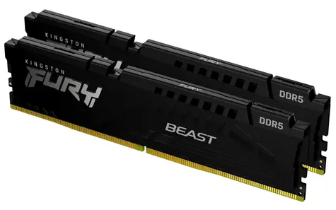 Kingston Fury Beast Black 128GB (2x 64GB) DDR5 5600MHz / CL40 / DIMM / EXPO / XMP / 1.35V