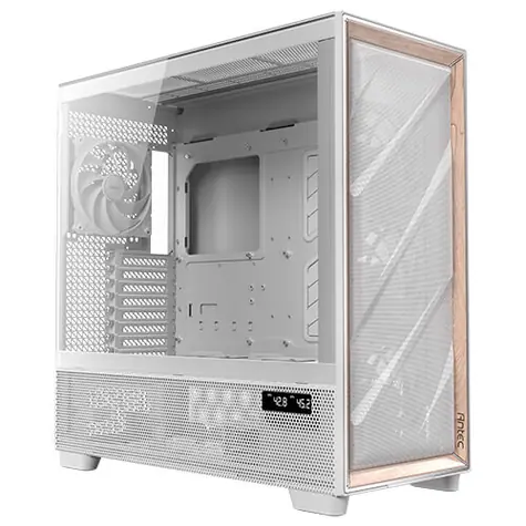 Antec Flux Pro bílá / E-ATX / 2x USB-A 3.0 / 1x USB-C / 4x 140mm + 2x 120mm / bez zdroje / průhledná bočnice  