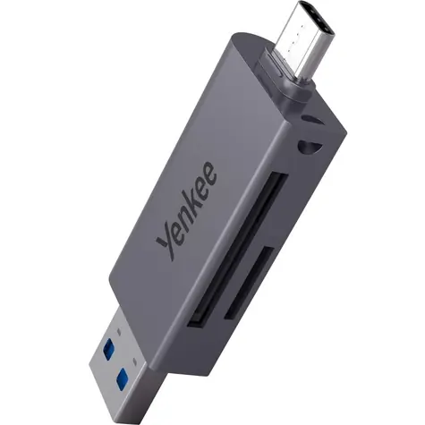 YENKEE YCR 401 COMBO / Čtečka karet / USB-A / USB-C / SD/TF