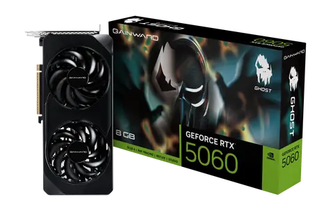GAINWARD GeForce RTX 5060 Ghost 8GB / 2497MHz / 8GB GDDR7 / 128-bit / 1x HDMI + 3x DP / 550W (8)