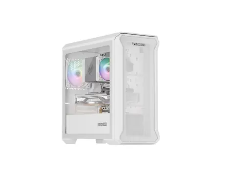 Genesis Irid 503 Lite ARGB bílá / PC skříň / mini-ITX, micro-ATX / USB 2.0 / USB 3.0