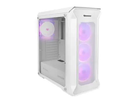 Genesis Irid 505 V2 ARGB bílá / PC skříň / ATX, micro-ATX, mini-ITX / USB 2.0 / USB 3.0