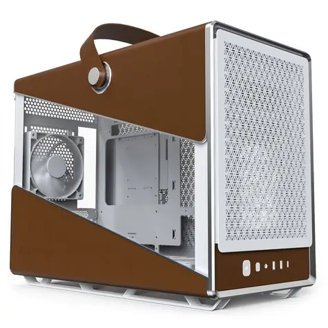 Montech Heritage Pro bílá / Micro ATX / 2x USBA / 1x USB-C / 4x 120mm / bez zdroje / průhledná bočnice