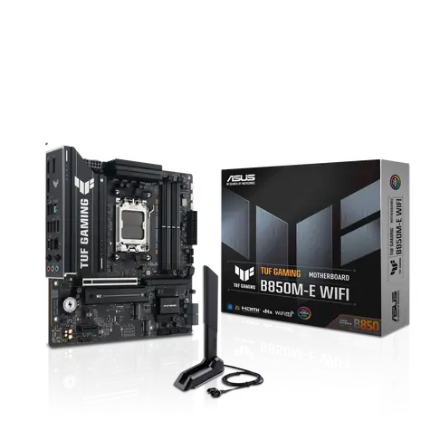 ASUS TUF GAMING B850M-E WIFI / B850 / 4x DDR5 / 1x 2.5GLAN / Wi-Fi 6E / mATX