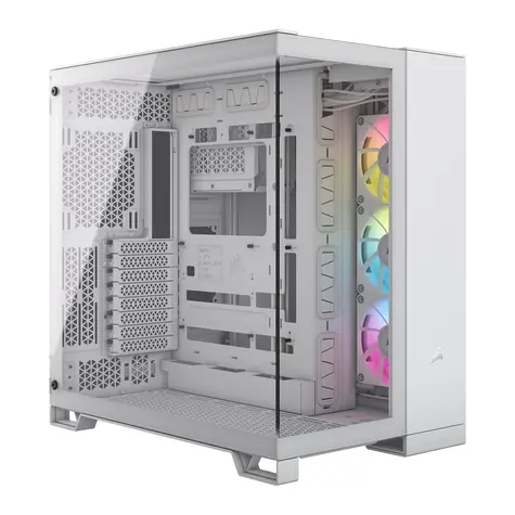 Corsair iCUE 6500X RGB bílá / ATX / 4x USB-A 3.1 / 1x USB-C 3.2 / 3x 120mm / bez zdroje / průhledná bočnice 