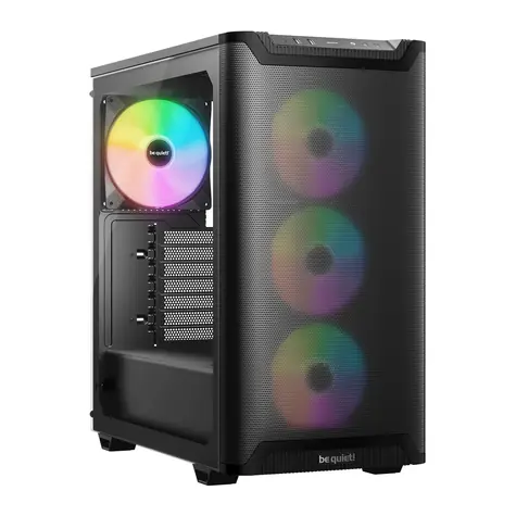 be quiet! Pure Base 501 LX / ATX / 2x USB-A / 1x USB-C / 3x 120mm / 1x 140mm / bez zdroje / průhledná bočnice 