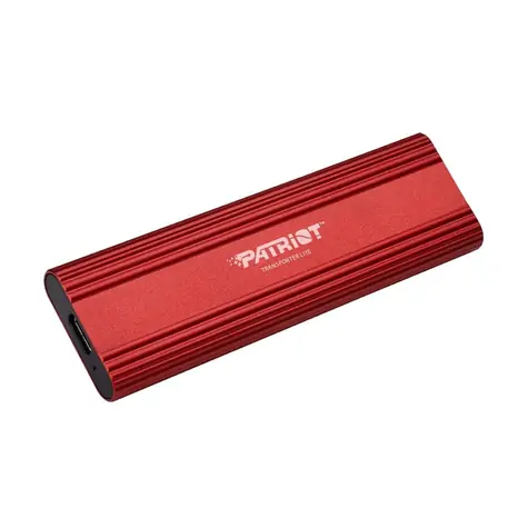 Patriot Transporter Lite 2TB červená / Externí SSD / R: 1000MBs / W: 1000MBs / USB-C 3.2 Gen 2
