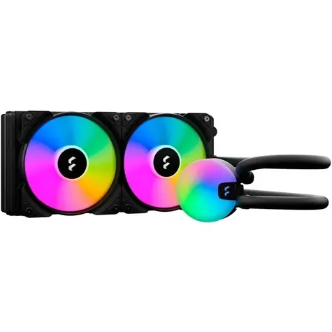 Fractal Design Lumen S24 v2 RGB černá / 2x 120mm / 35.5 dB @ 2000 RPM / AMD + Intel
