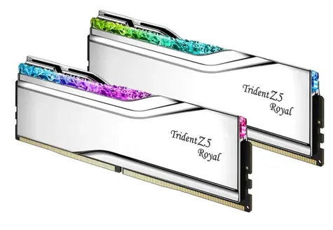 G.Skill Trident Z5 Royal RGB 48GB (2x24GB) 8400Mhz stříbrná / CL40-52-52-134 / DIMM / Non-ECC / XMP 3.0