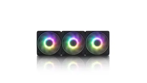 InWin Mercury AM120S RGB 3ks černá / 120mm / 29 dB @ 2000 RPM / Long Lifespan Sleeve Bearing / 60 CFM / 3-Pin + 4-Pin 