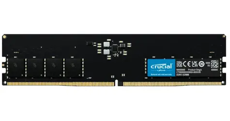 Crucial 64GB (1x64GB) DDR5 5600Mhz / CL46 / DIMM / ECC