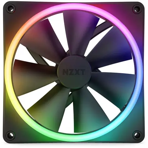 NZXT F140 RGB DUO 2ks černá / 140mm / Fluid Dynamic Bearing / 1800 RPM / 84.75 CFM / 4-Pin PWM