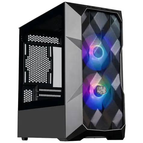 Cooler Master TD300 Mesh černá / mATX / 2x USB-A 3.0 / 2x120mm / bez zdroje / průhledná bočnice