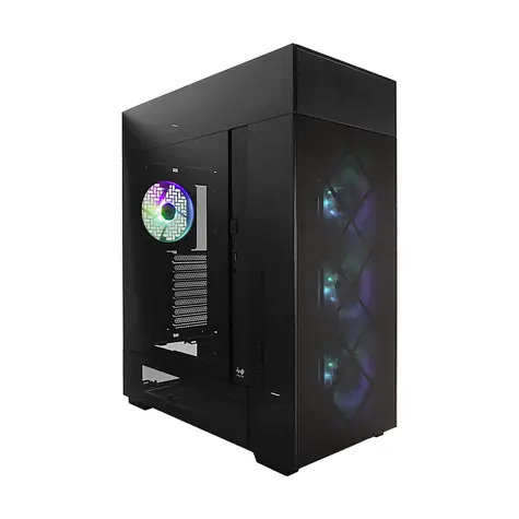InWin Modfree Deluxe TG černá / E-ATX / 2x USB-A 3.2 / 1x USB-C 3.2 / bez zdroje / průhledná bočnice 