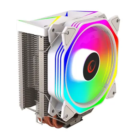 Rampage Octagon C50 bílá / 120mm / TDP 165W / 29 dB @ 1800 RPM / 57 CFM / Intel + AMD 