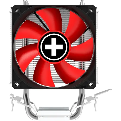 Xilence A402 Performance C-Series červená / 1x 92mm / TDP 130W / 23.8 dB @ 2200 RPM / 65.4 CFM / AMD