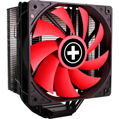 Xilence M704 červená / 1x 120mm / TDP 180W / 32.5 dB @ 1600 RPM / 70 CFM / AMD + Intel 