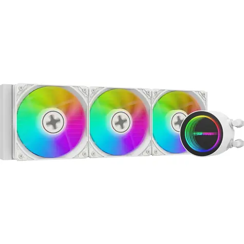 Xilence LiQuRizer LQ360G.W.ARGB 360mm bílá / 3x 120mm / TDP 350W / 28 dB @ 1850 RPM / 76 CFM / AMD + Intel