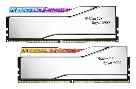 G.Skill Trident Z5 Royal NEO RGB 64GB (2x32GB) DDR5 6000MHz bílá / CL26 / DIMM / Non-ECC/ EXPO