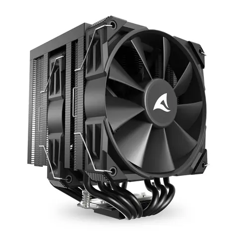Sharkoon A60 černá / 2x 120mm / 260W TDP / 1800 RPM @ 30 dB / AMD + Intel