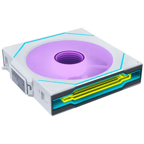 Lian Li UNI FAN SL-INF 120 ARGB PWM bílá / 120 mm ARGB / 29.2 dB @ 200-2300 RPM / 4-pin