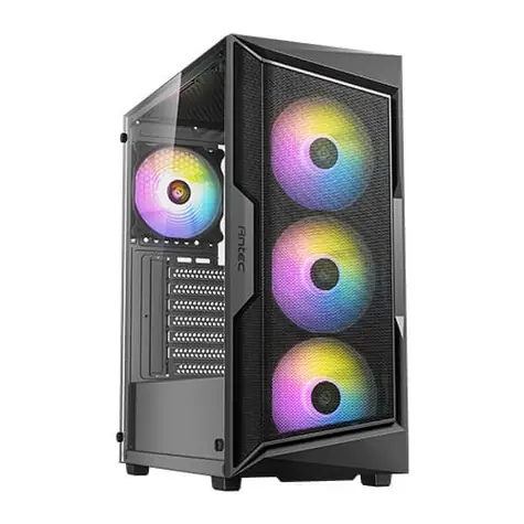 Antec Gamer AX61 Elite černá / ATX / 1x USB-A 3.0 / 2x USB-A 2.0 / 4x 120mm ARGB / bez zdroje / průhledná bočnice