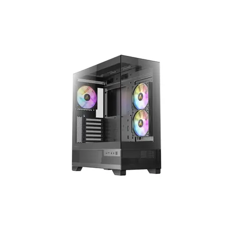 Antec CX700 ARGB černá / ATX / 1x USB-A 3.0 / 1x USB-C 3.2 Gen 2 / 3x 120mm ARGB / bez zdroje / průhledná bočnice