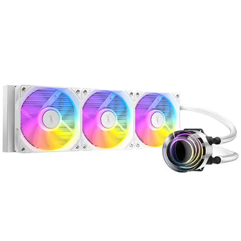 Antec WAK VORTEX LUM 360 ARGB bílá / 3x 120mm / 280W TDP / 1800 RPM @ 31 dB / RGB / AMD + Intel