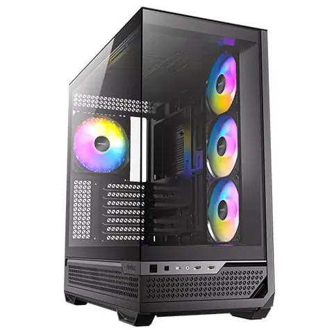 Antec C7 ARGB černá / E-ATX / 2x USB-A / 1x USB-C / 3x 120mm ARGB + 1x 140mm ARGB / bez zdroje / průhledná bočnice