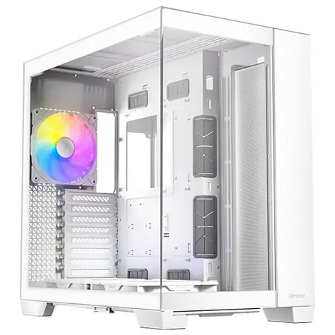 Antec Full C8 ARGB bílá / E-ATX / 2x USB-A 3.0 / 1x USB-C / 2x 160mm ARGB + 1x 140mm ARGB / bez zdroje 