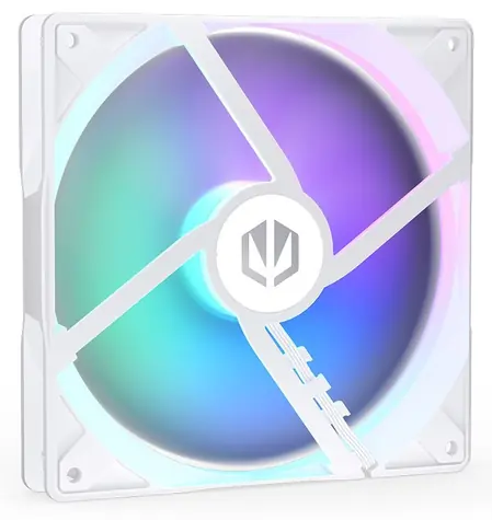 Endorfy Stratus 140 PWM ARGB bílá / 140mm / 200-1200 RPM / FBD / PWM / ARGB / 4-pin 