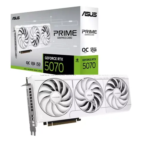 ASUS PRIME GeForce RTX 5070 12GB OC / 2587MHz / 12GB GDDR7 / 192-bit / 1x HDMI + 3x DP / 750W (16)