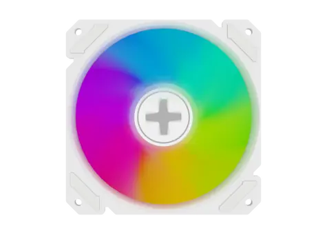 Xilence Performance A+ REVERSE ARGB bílá / 120mm / 29 dB @ 1500 RPM / 70 CFM / 4-pin + 3-pin ARGB 