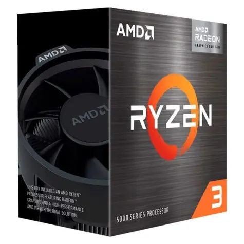 AMD Ryzen 3 5300G @ 4.0GHz / Turbo 4.2GHz / 4C8T / 256kB L1 2MB L2 8MB L3 / AM4 / Zen3 - Cezanne / 65W