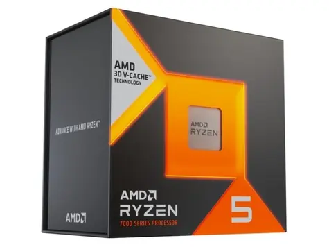 AMD RYZEN 5 7500X3D @ 3.7GHz / Turbo 4.5GHz / 6C12T / L2 6MB L3 96MB / AM5 / Zen 4 / 65W