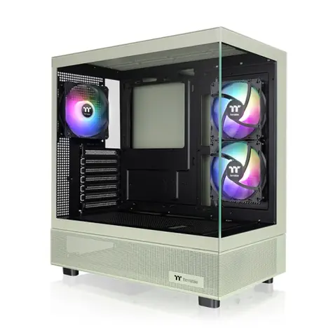 Thermaltake View 270 Plus TG ARGB zelená / ATX / 1x USB-A 3.2 / 2x USB-C / 3x120mm / bez zdroje / průhledná bočnice 