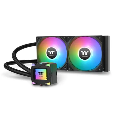 Thermaltake LA240 ARGB černá / AIO vodní chladič CPU / 2x 120mm / 2500 RPM @ 38.35 dB / 79.3 CFM 