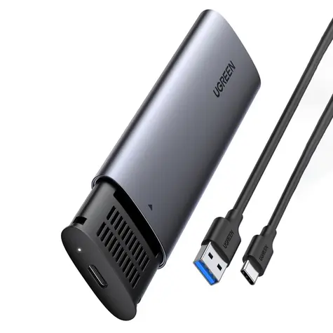 Ugreen M.2 CM400 pouzdro pro disk / USB-A / USB-C / B-key / NGFF / SATA