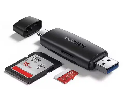Ugreen adaptér pro čtečku SD / micro SD karet / USB-A / USB-C