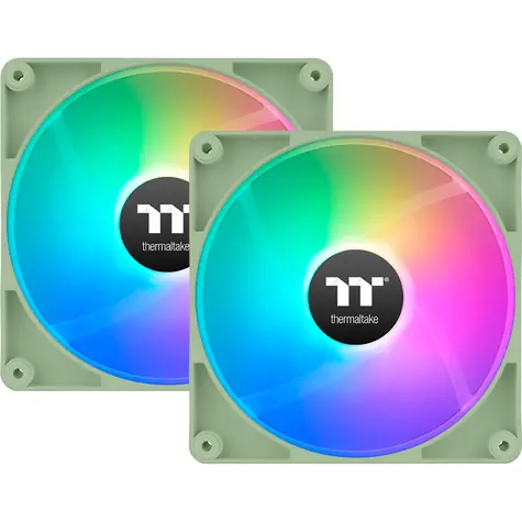 Thermaltake CT140 Reverse ARGB Sync PC Cooling Fan světle zelená / Hydraulic Bearing / 140mm / 32.8dB @ 1800rpm / 2ks 