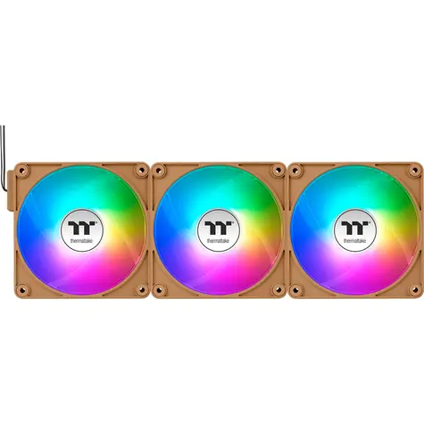 Thermaltake CT120 EX ARGB Sync PC Cooling Fan světle hnědá / Hydraulic Bearing / 120mm / 28.5dB @ 2000rpm / 4 pin / 3ks 