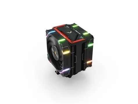 Valkyrie VK-AIRSL125B Vind SL125 černá / Chladič CPU / 2x 120 mm / 2150 RPM @ 29 dB / 80 CFM / 4 pin