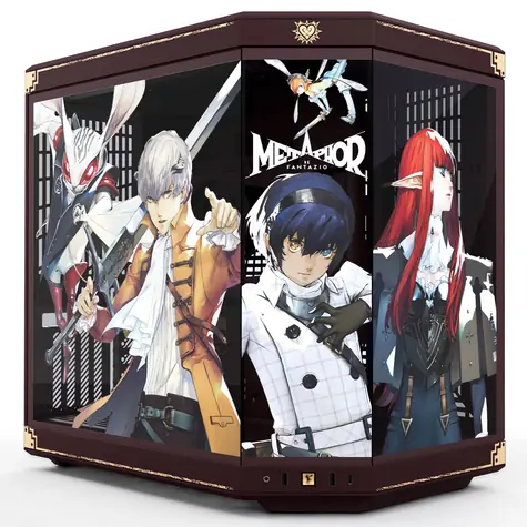 Hyte Y70 Metaphor: ReFantazio / E-ATX / 2x USB-A 3.2 / 1x USB-C 3.2 / bez zdroje / průhledná bočnice / riser kabel