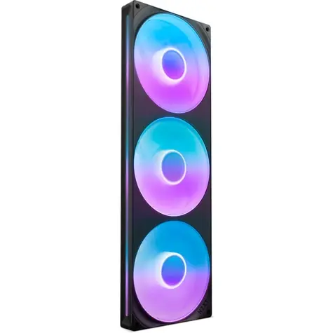 NZXT F420 RGB Core single frame fan unit černá / Ventilátor / 3x 140mm / Fluid Dynamic Bearing / 34.5 dB @ 2000 RPM