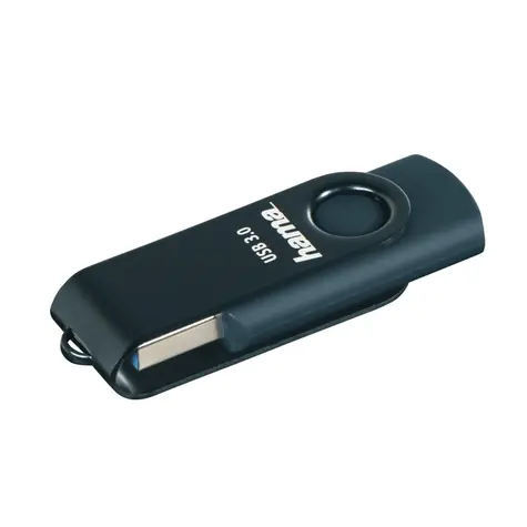 Hama USB 3.0 Flash Drive Rotate petrolejová modrá / 256 GB / 70 MB/s